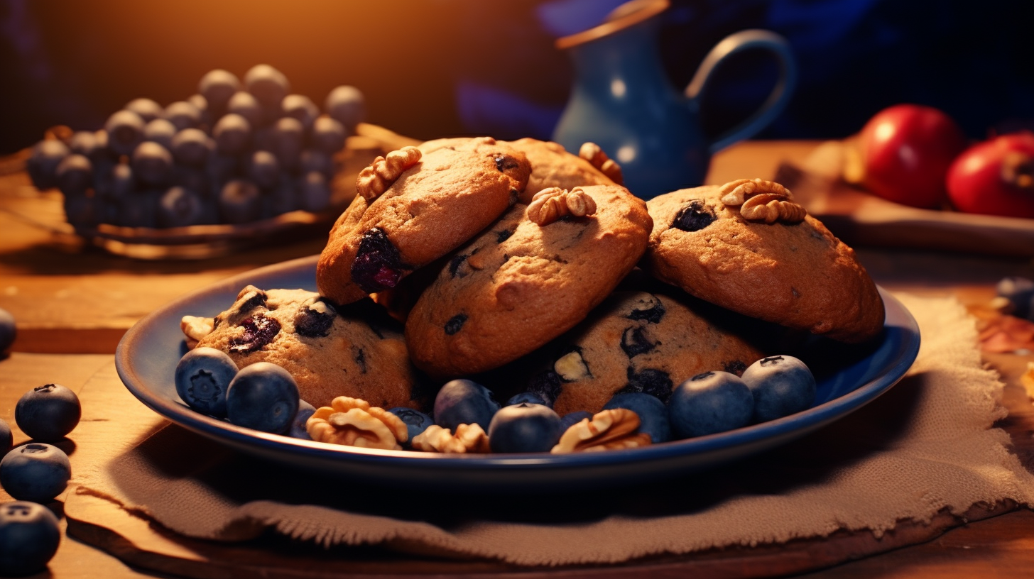 Recipe: Healthy Banana-Blueberry Almond Cookies